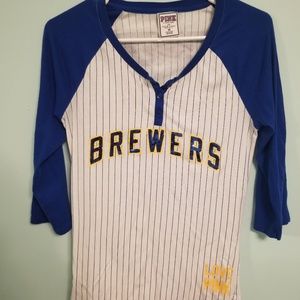 Pink by Victoria's Secret Raglan Bewers Top